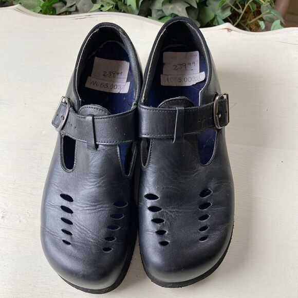 P.W. Minor Miss Continental Black Leather Orthopedic Diabetic Shoes Size 5 1/2 D - Picture 3 of 12